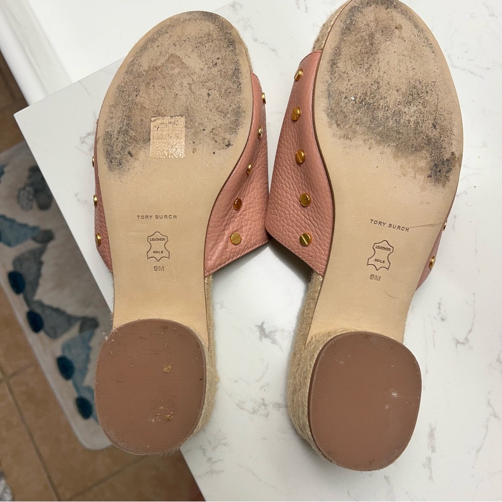 Tory Burch Britten Espadrille Slide Sandal size 9 - Picture 4 of 6